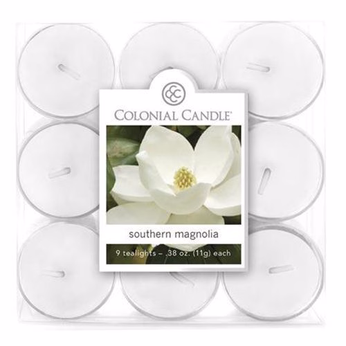 cc0109-21795594ffd5784d7 Colonial Candle Southern Magnolia 9 Teelichte