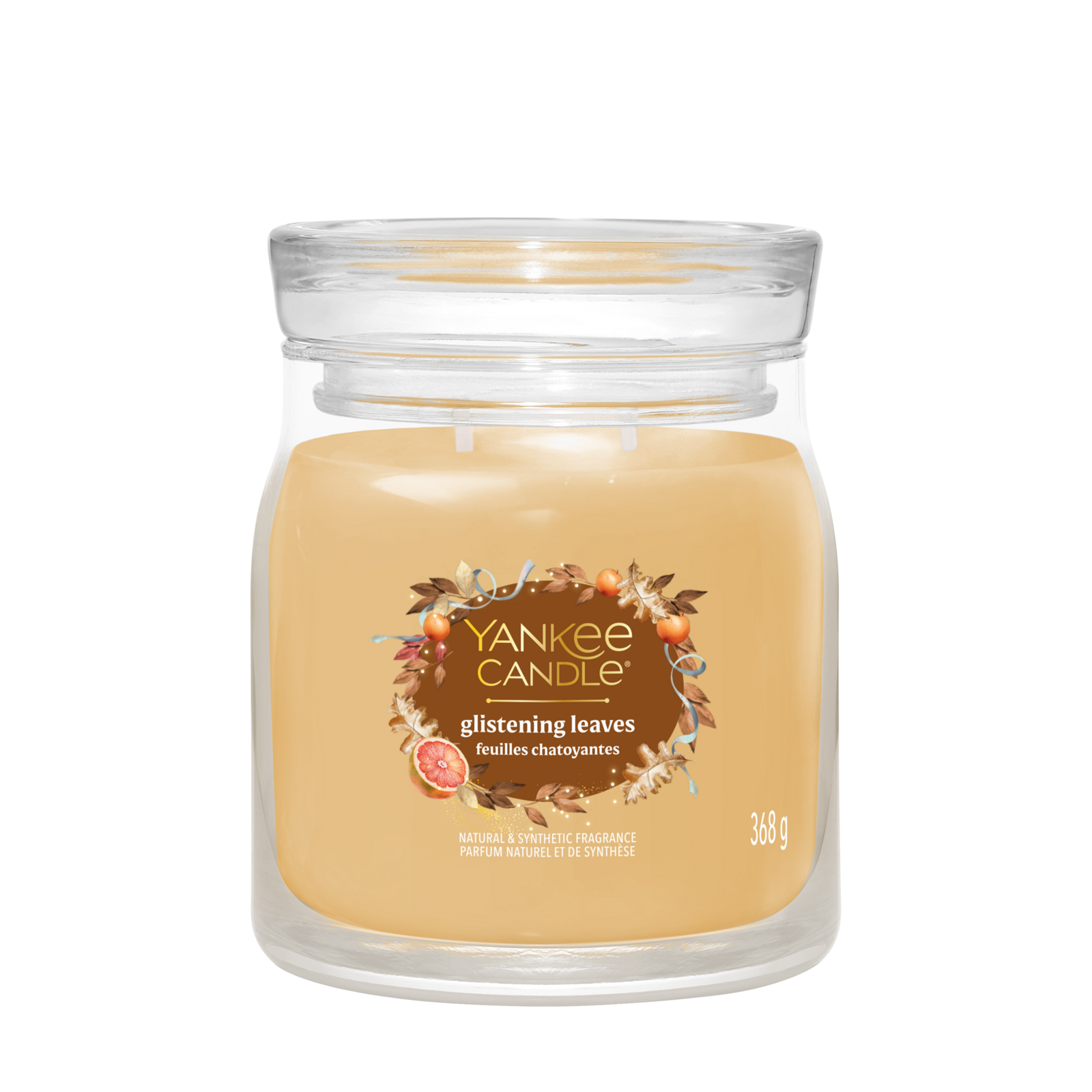 Glistening Leaves Signature Medium Jar 368g 2-Docht Glistening Leaves Signature Medium Jar 368g 2-Docht