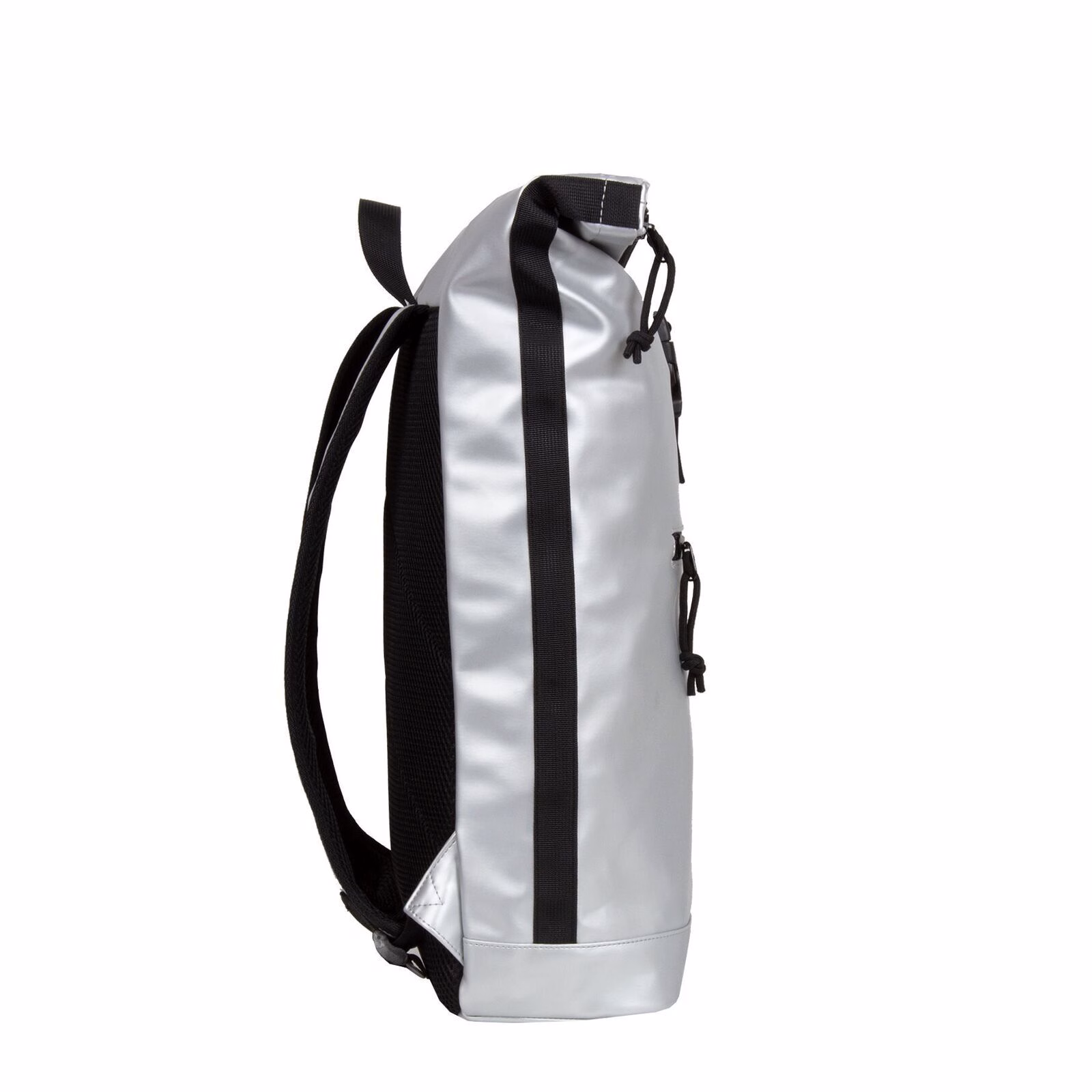 Mart - New York Rolltop Rucksack silber metallic