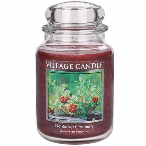 106326372 Village Candle Nantucket Cranberry 645g