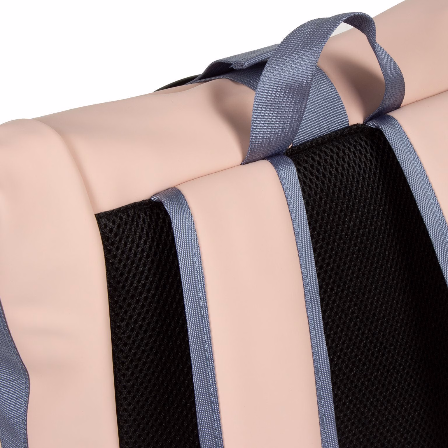 njgNzvnE Tim - New York Rolltop Rucksack hellrosa/hellblau