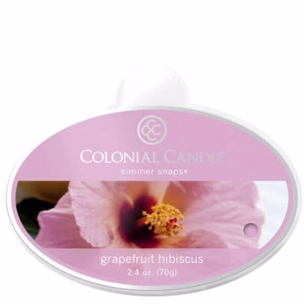 ccsnaps-4647_1_5594ffcd9fad1 Colonial Candle Grapefruit Hibiscus Simmer Snaps 70g