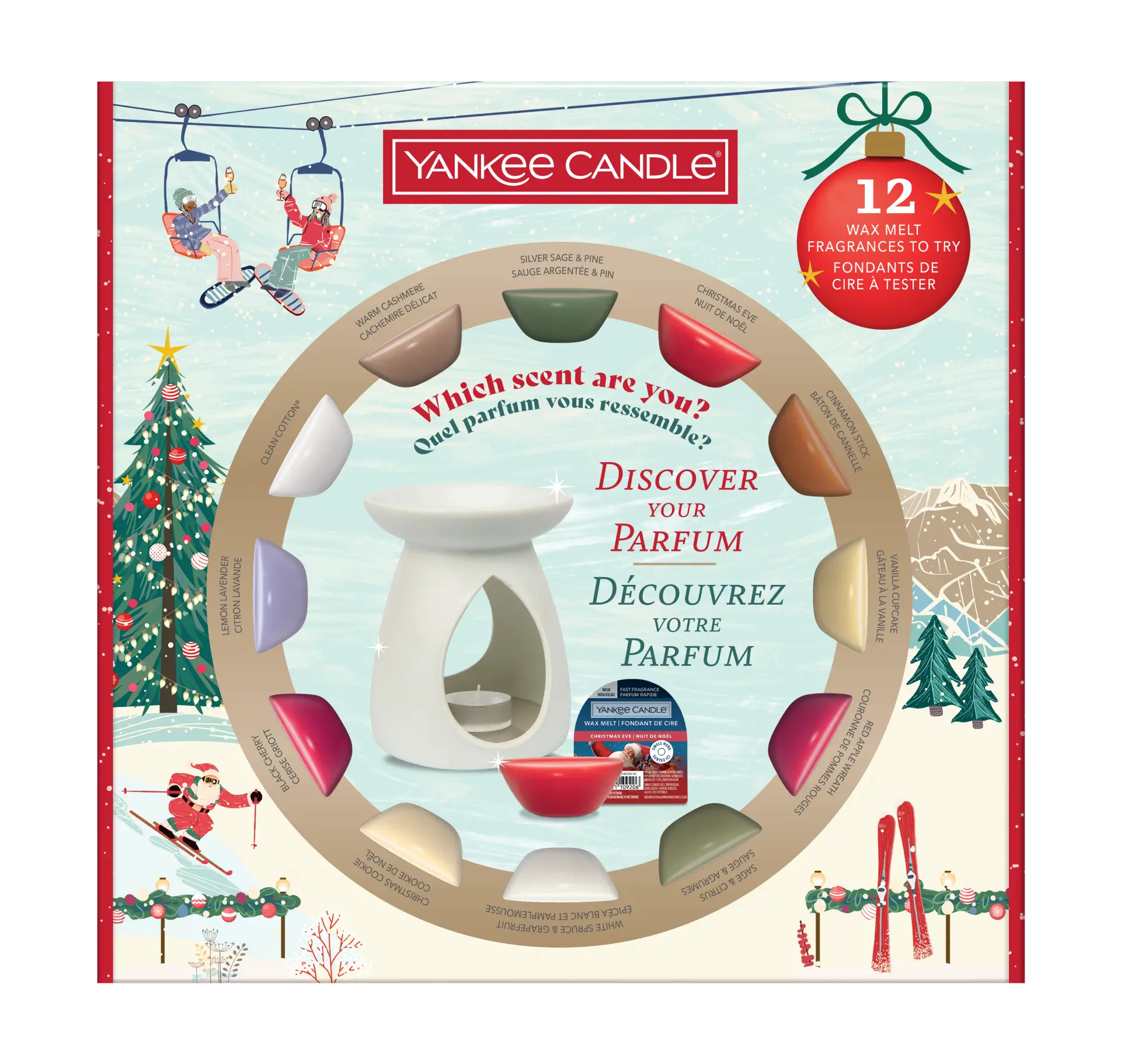 12 Wachsmelts & Duftlampe Geschenkset Weihnachten 2025 12 Wachsmelts & Duftlampe Geschenkset Weihnachten 2025