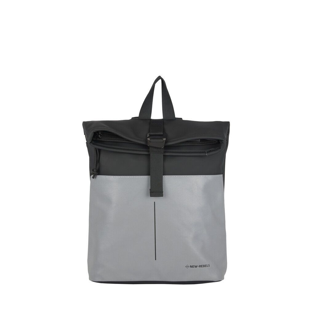 Bowie - Los Angeles Rolltop Rucksack schwarz