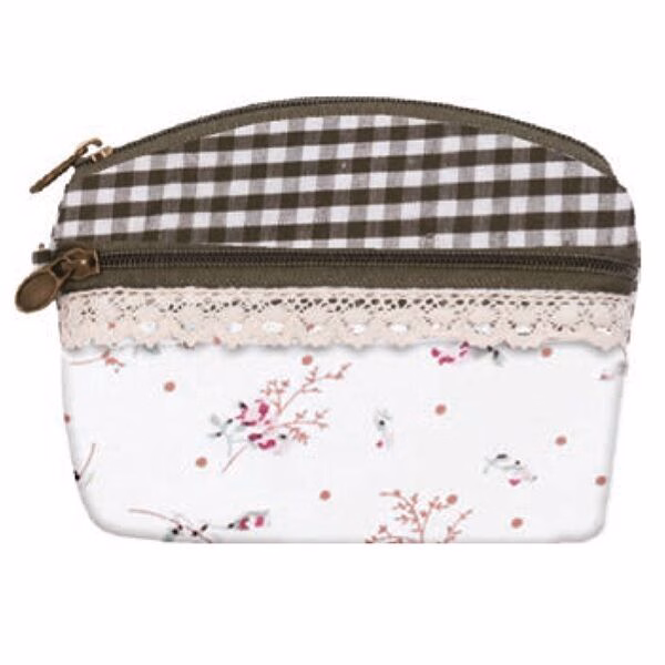 Patchwork Mini-Kosmetiktasche 068 nature