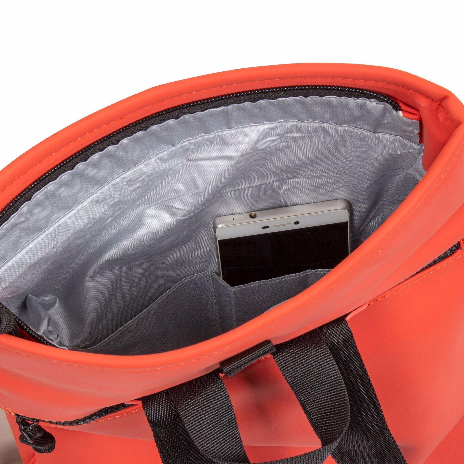 PqTXsUDg Mart - Los Angeles Rolltop Mini Rucksack orange