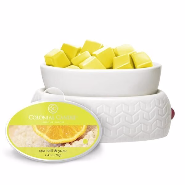 Colonial Candle Sea Salt &amp; Yuzu Simmer Snaps 70g