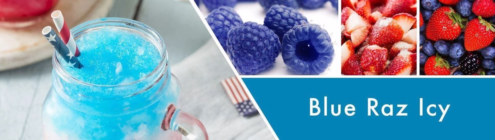 Blue Raz Icy 411g (3-Docht)