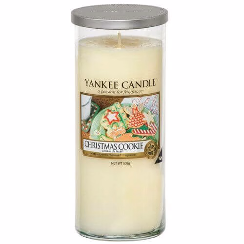 christmas-cookie-pillar-Decor Yankee Candle Christmas Cookie 566g