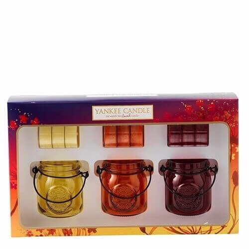 Yankee Candle - Warm Summer Nights 9St Teelichte und 3St Teelichthalter