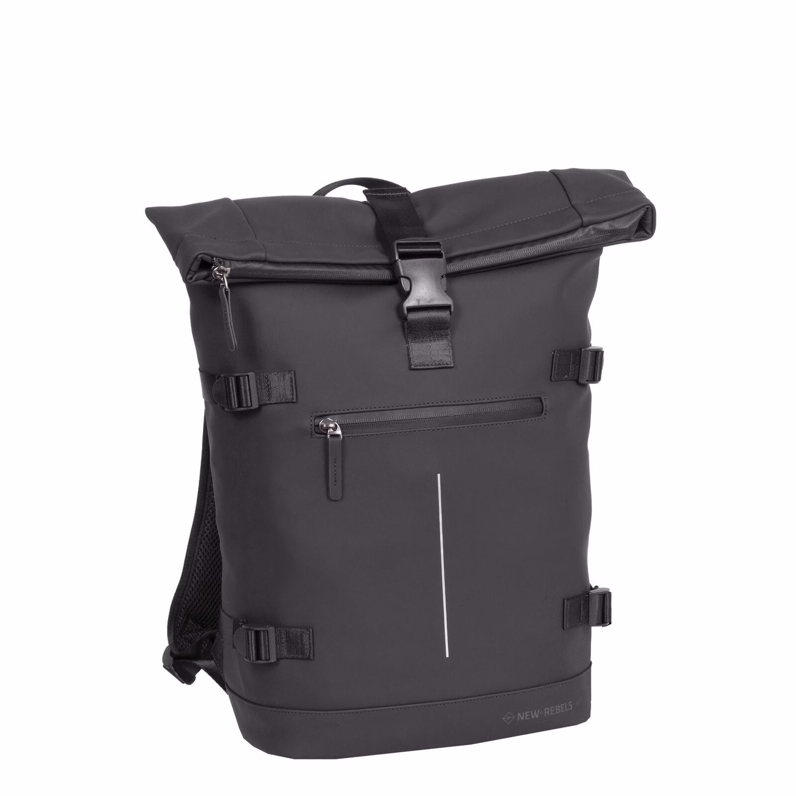 William - Riverside Rolltop Rucksack schwarz