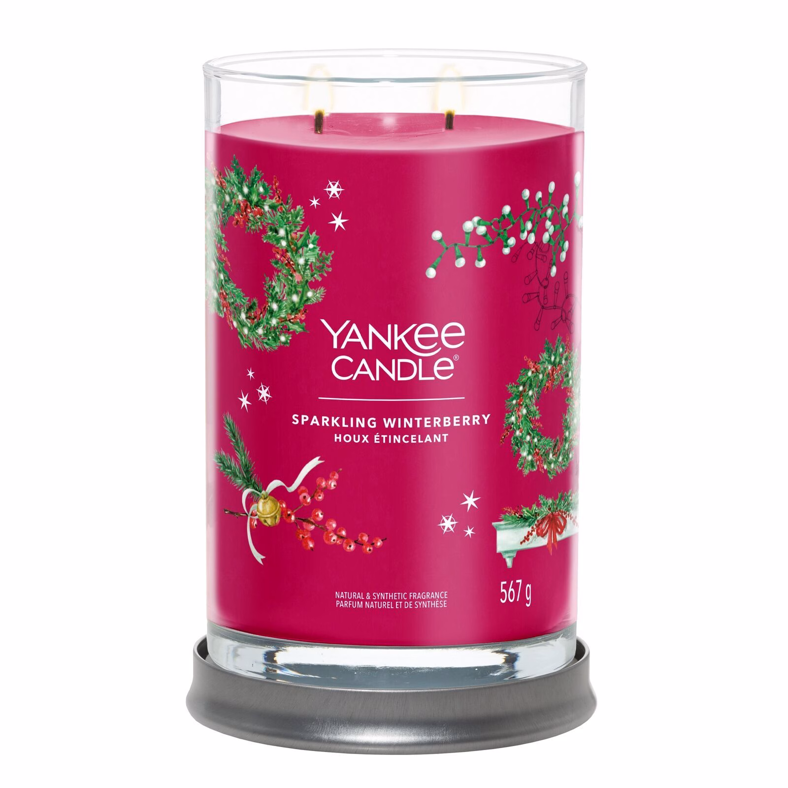 Sparkling Winterberry Signature Large Tumbler 567g 2-Docht