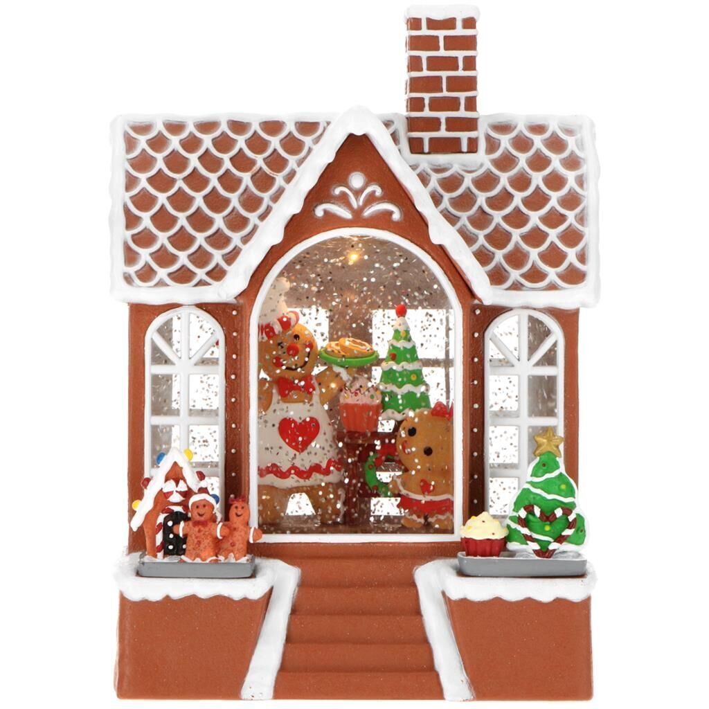 Gingerbread Lebkuchenhaus Water Spinning