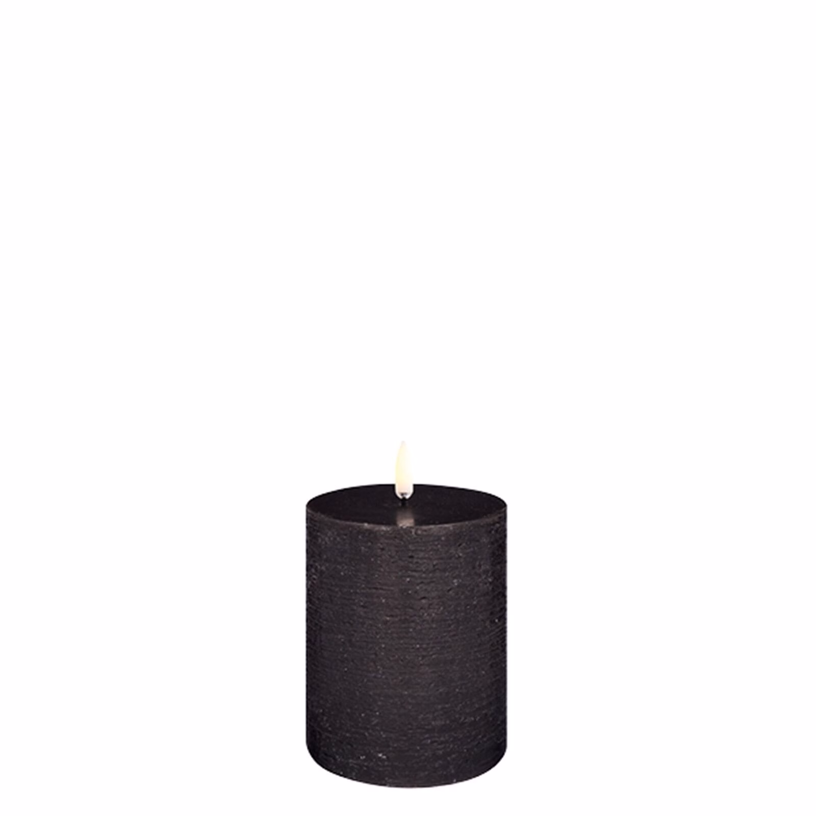 Uyuni LED Stumpenkerze 7,8x10cm Forest Black
