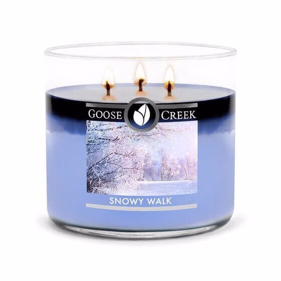 goose-creek-candlez-snowy-walk-3-docht-kerze-411g Goose Creek Snowy Walk 411g