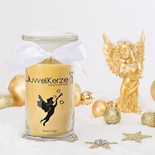 juwelkerze-duftkerze-sweet-angel-ring-de Sweet Angel (Ring) Classic Edition 380g