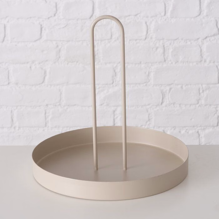 Deko Tablett Seguo 26cm beige