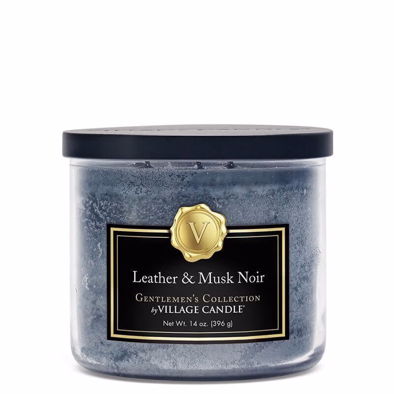 leather-musk-noir-medium-bowl-candle-41700675QwMuKwS273EQ Village Candle- Leather & Musk Noir 396g