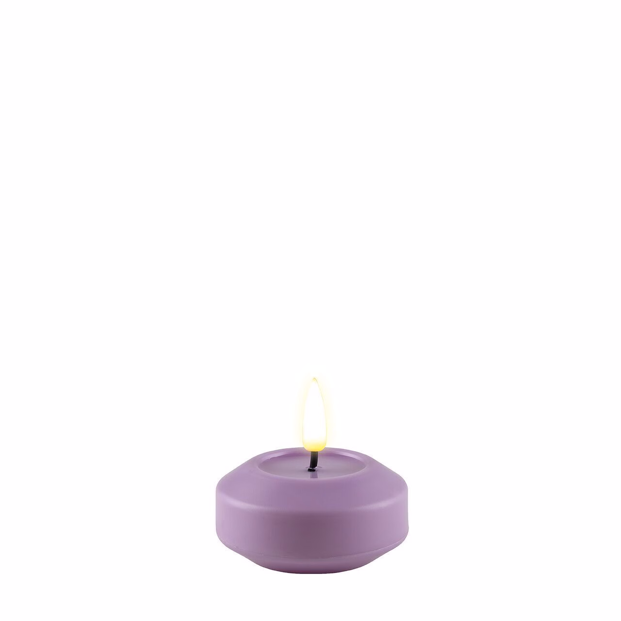RF-F-0007a Schwimmendes Maxi Teelicht LED Lavendel