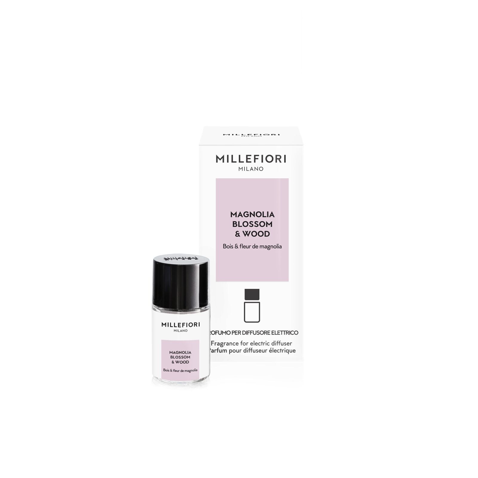 Magnolia Blossom & Wood - Nachfüller für Millefiori Steckdosen Diffuser Flasche