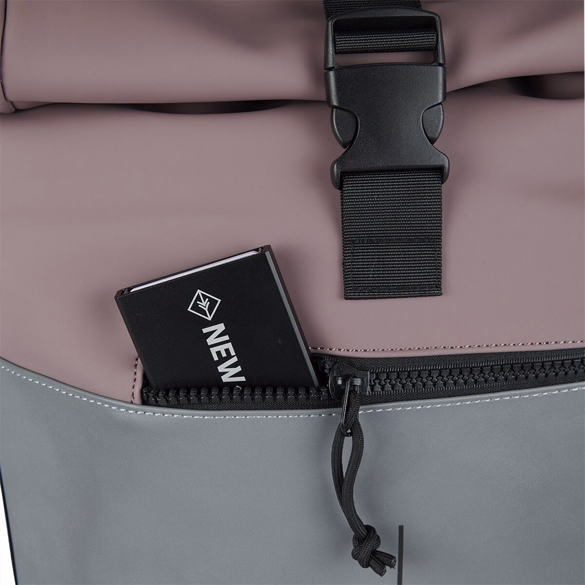 Bowie - New York Rolltop Rucksack altlila