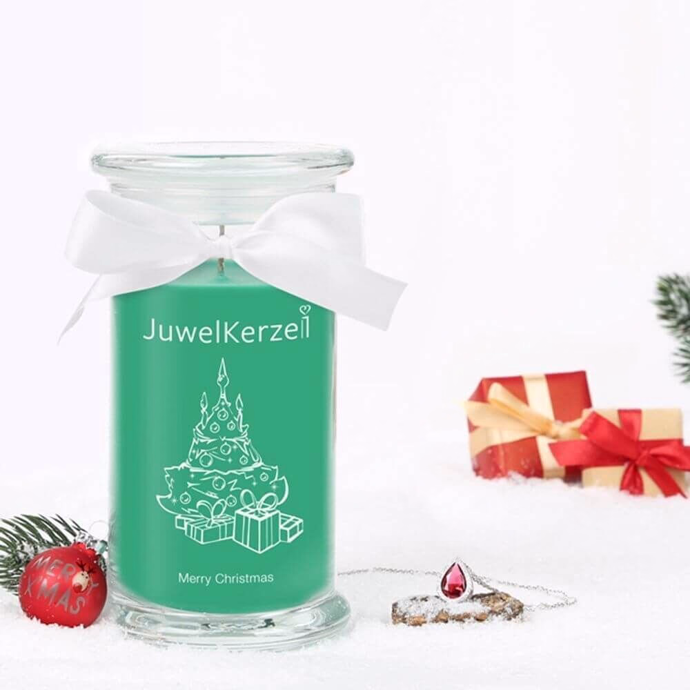 Merry-Christmas-Classic-Edition-Necklace JuwelKerze Merry Christmas (Halskette mit Anhänger) 380g