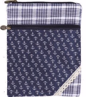 NL2020305 Patchwork Crossbag 177-027 (Navy Anker)