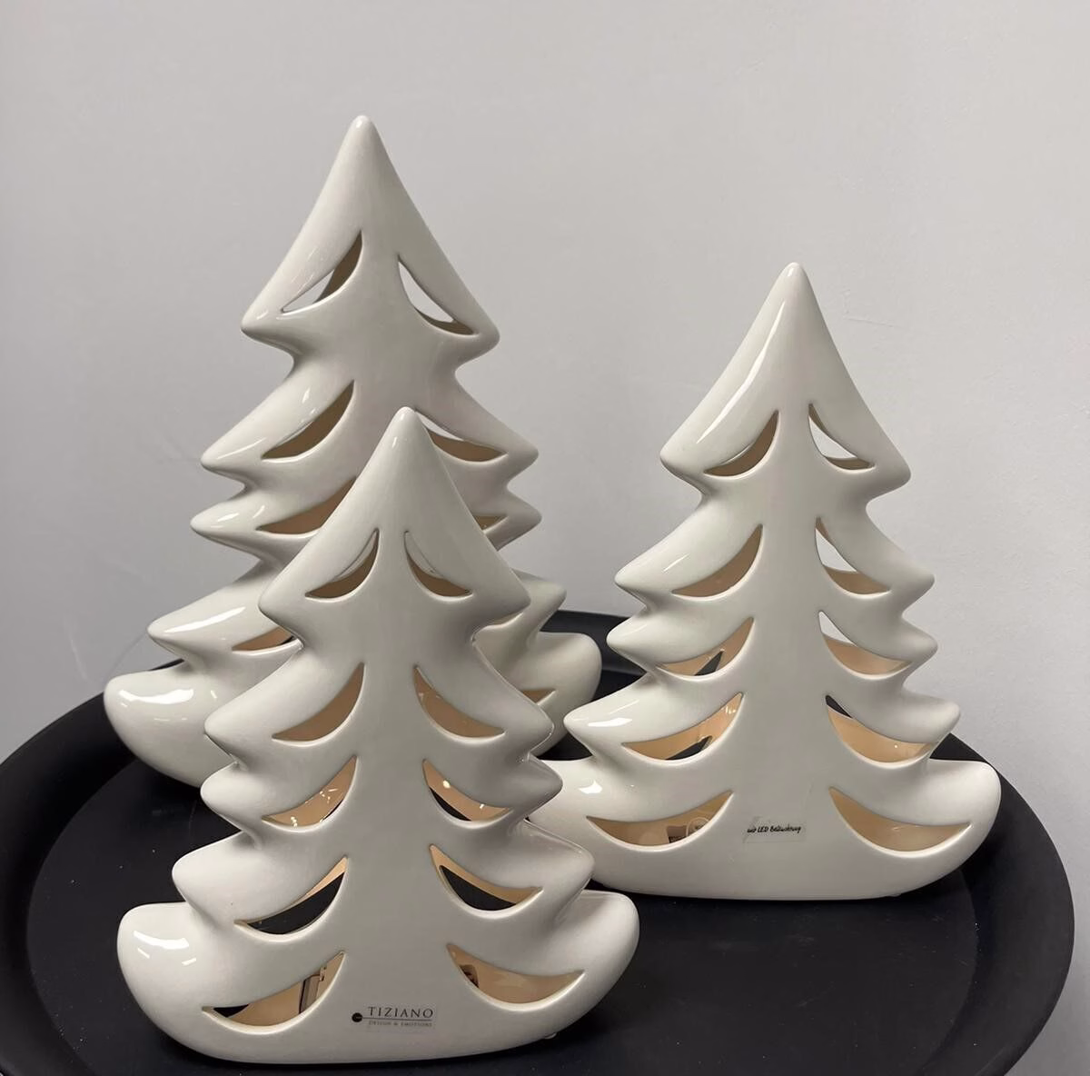 Weihnachtsbaum Tiana LED 18cm cremeweiß
