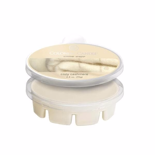 Colonial Candle Cozy Cashmere Simmer Snaps 70g