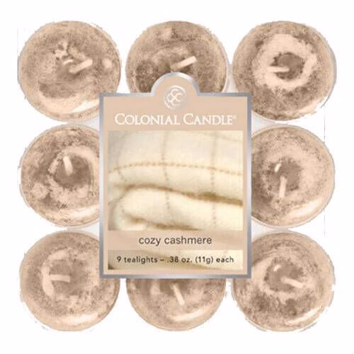 cc0109-17495594ffd2803f7 Colonial Candle Cozy Cashmere 9 Teelichte