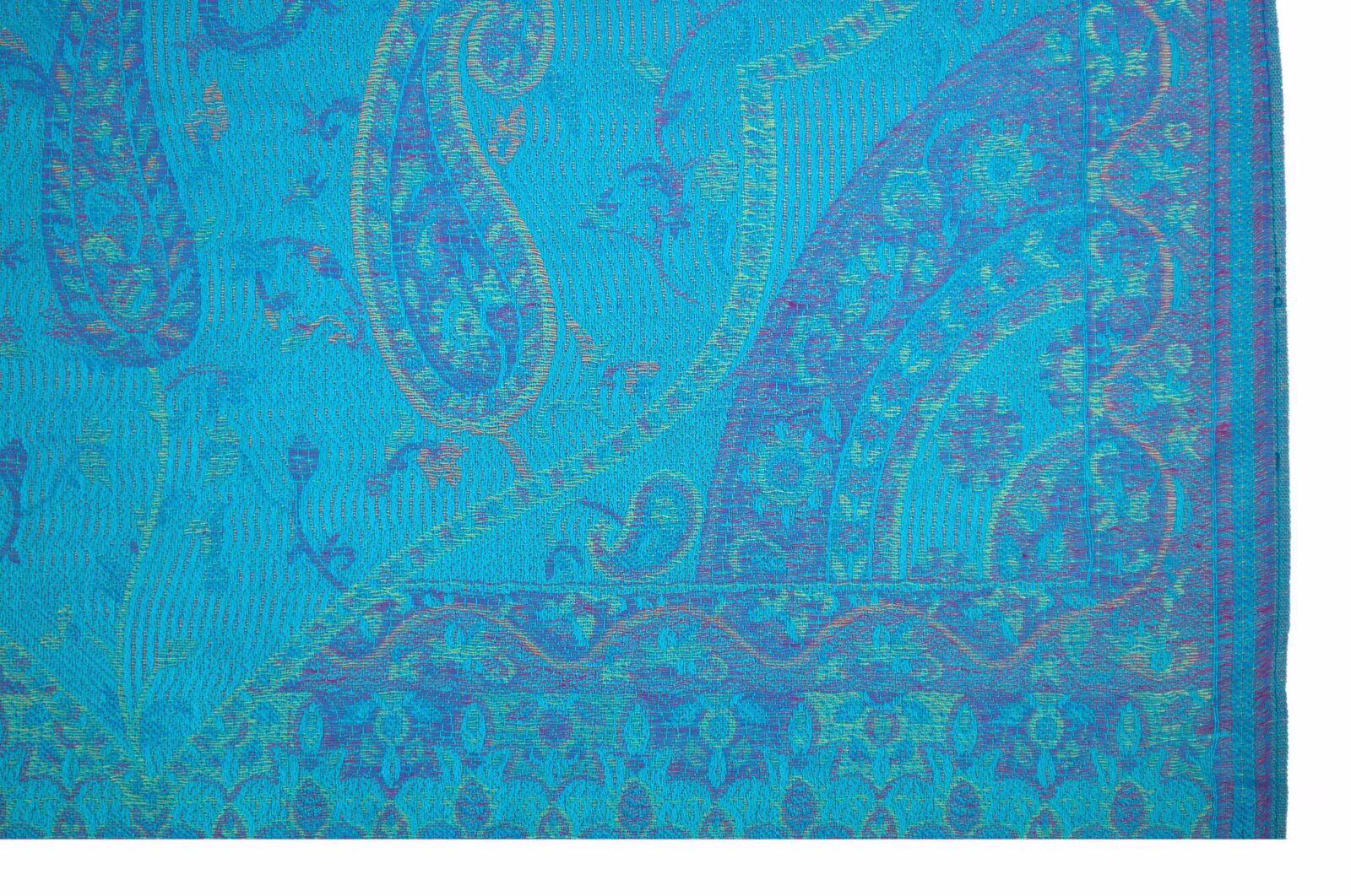 60550004-205_Detail Jacquard Schal Darya lagune 205