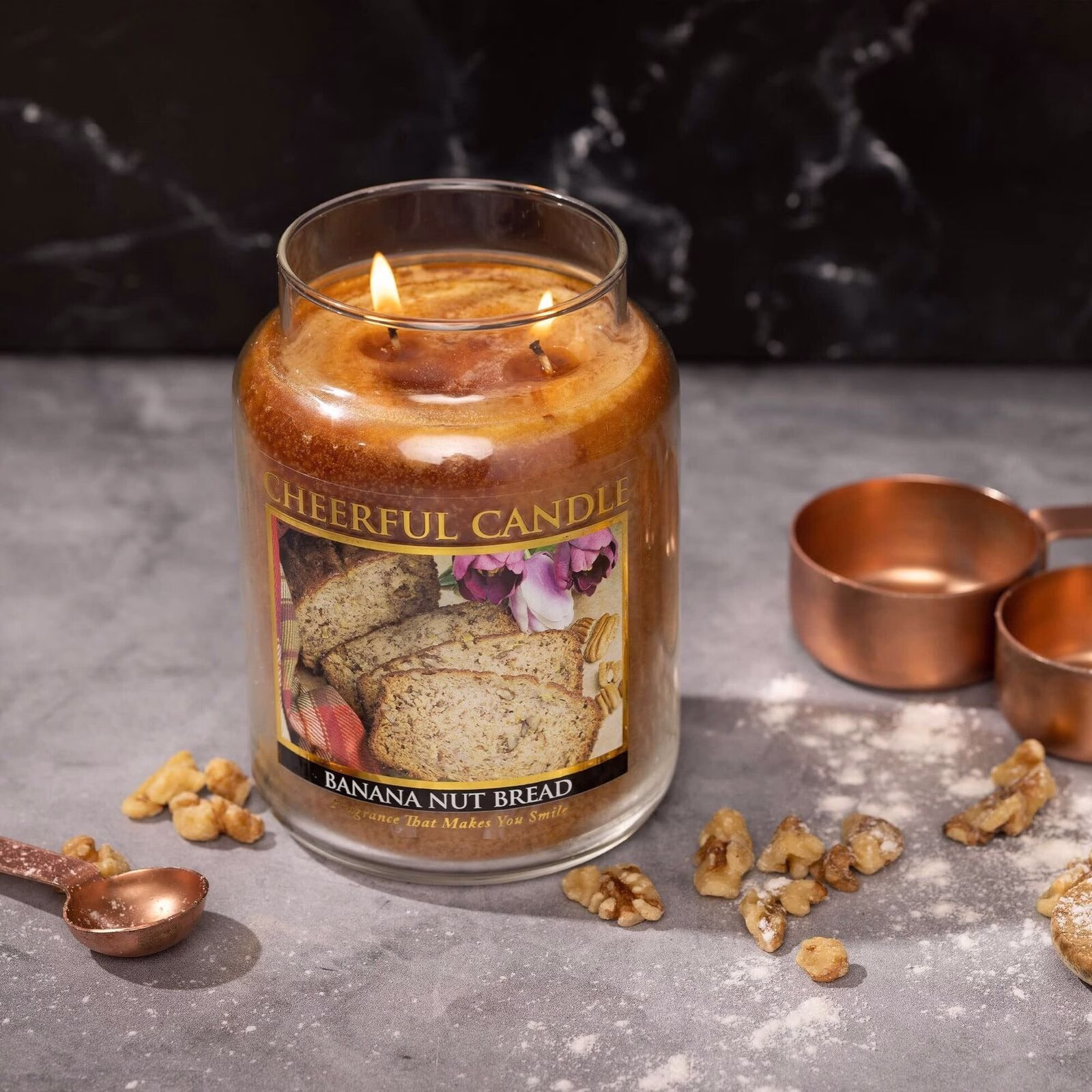Cheerful-Candle-Banana-Nut-Bread Banana Nut Bread 680g