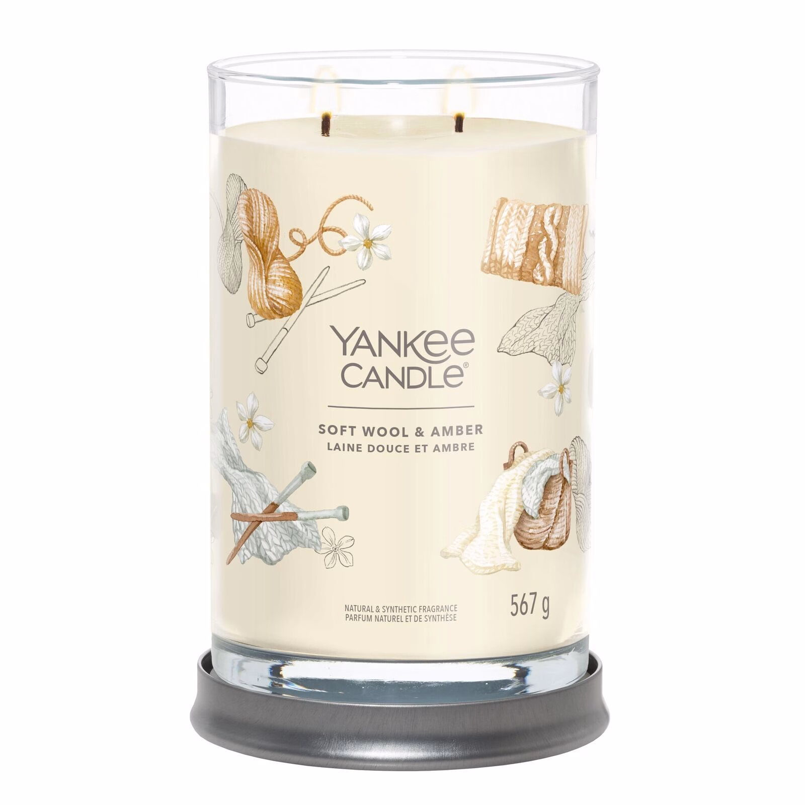Soft_Wool__Amber_Large_Tumbler_LIT-1-1 Soft Wool & Amber Signature Large Tumbler 567g 2-Docht