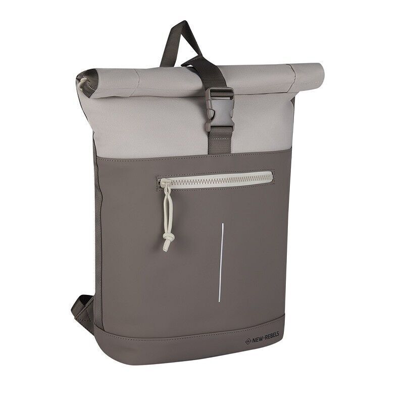 6BF7CAFDBDDA578FE079CF38AA766FDEB3EF91DA Backham - New York Rolltop Rucksack beige/taupe