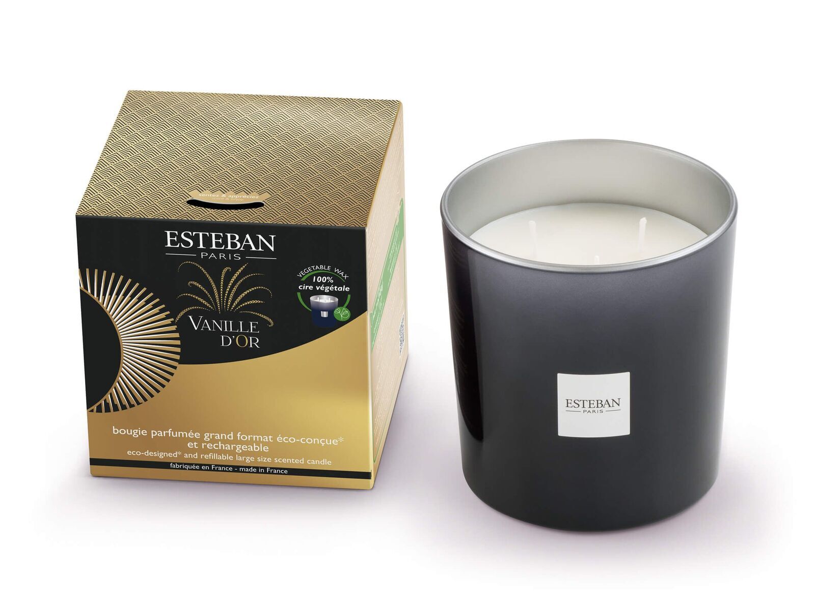 Vanille d'Or Duftkerze 450g Pokal