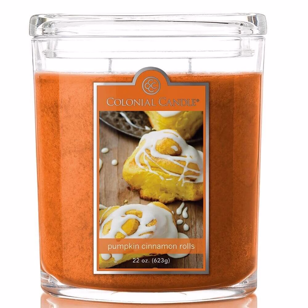CC022-5202 Colonial Candle - Pumpkin Cinnamon Roll 623g
