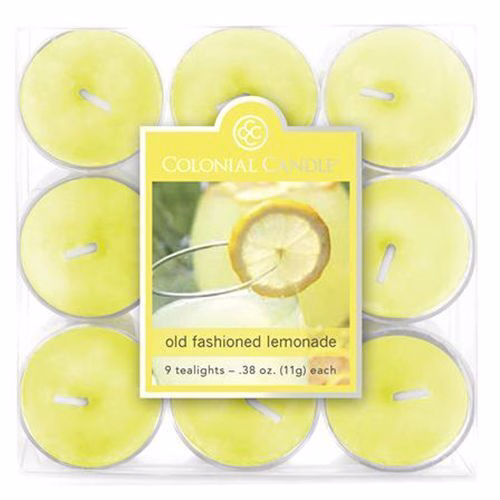 cc0109-35595594ffd6004a6 Colonial Candle - Old Fashion Lemon 9 Teelichte