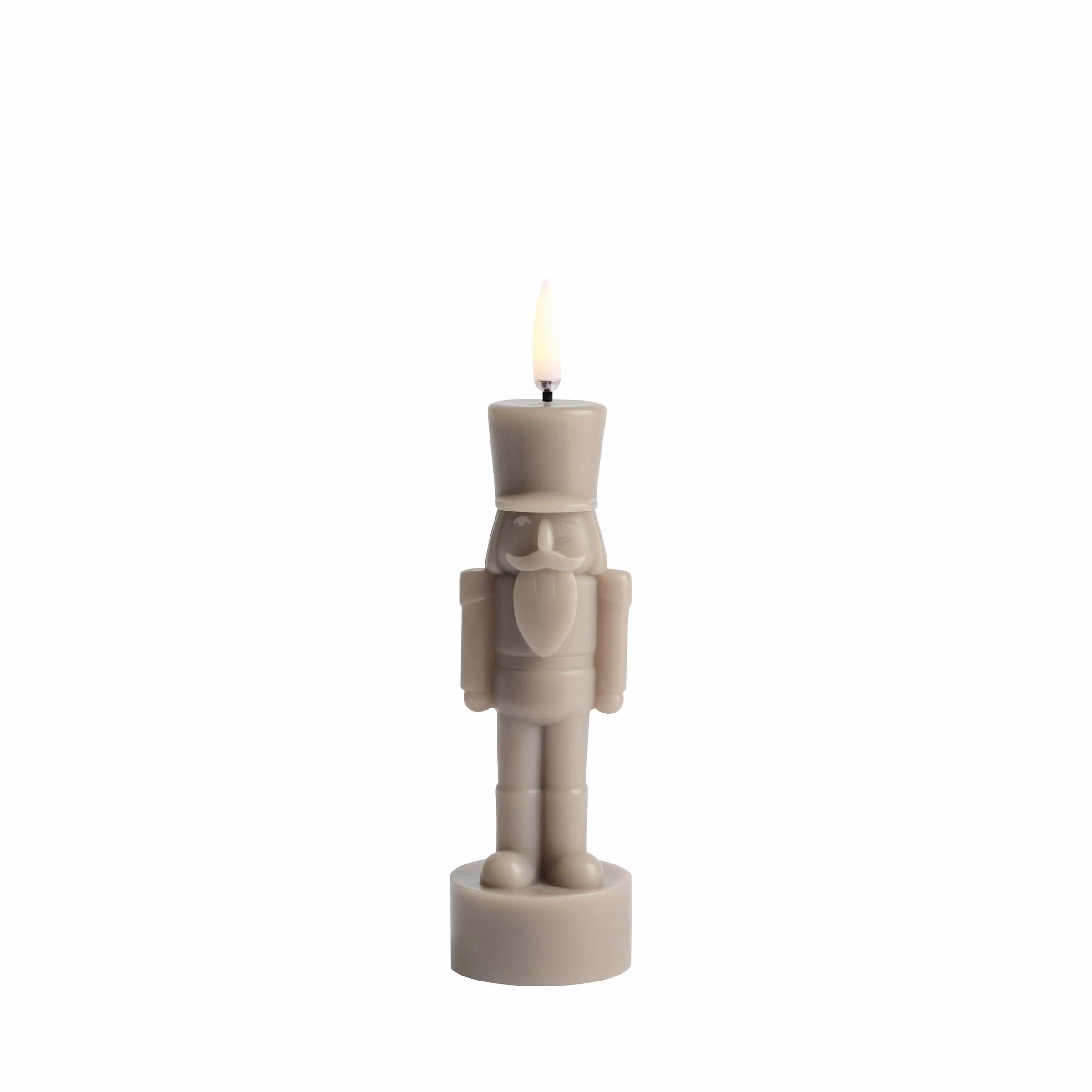 Uyuni LED Kerze Nutcracker sandstone 6x16,5cm Uyuni LED Kerze Nutcracker sandstone 6x16,5cm