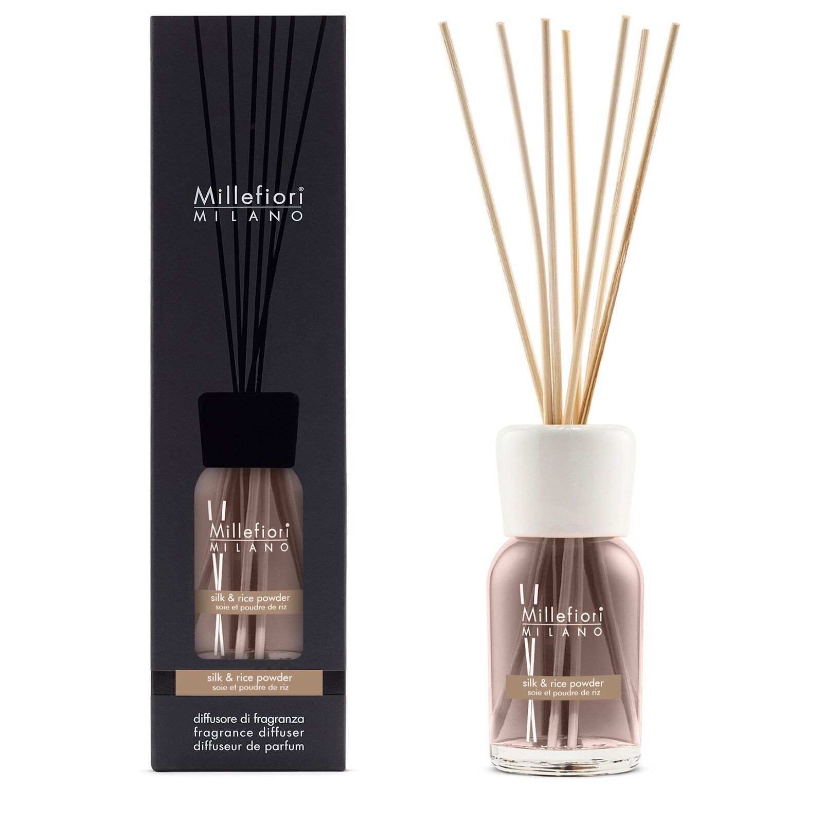 Silk & Rice Powder - Milano Reed Diffuser 250ml Silk & Rice Powder - Milano Reed Diffuser 250ml