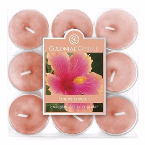 cc0109-21815594ffd59ca44 Colonial Candle Tropical Nectar 9 Teelichte