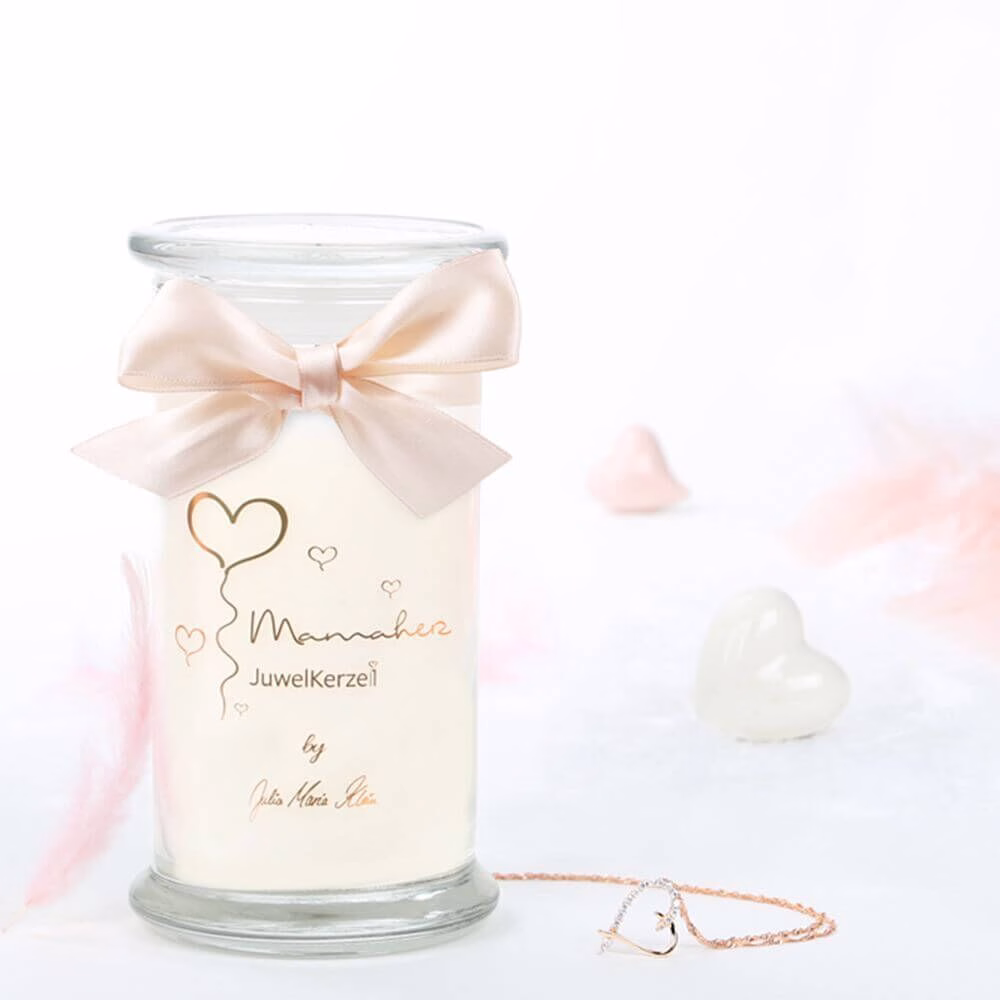Mamaherz-Necklace-DE Limitierte Roségold Edition by Julia Maria Klein mit Halskette & Herzanhänger