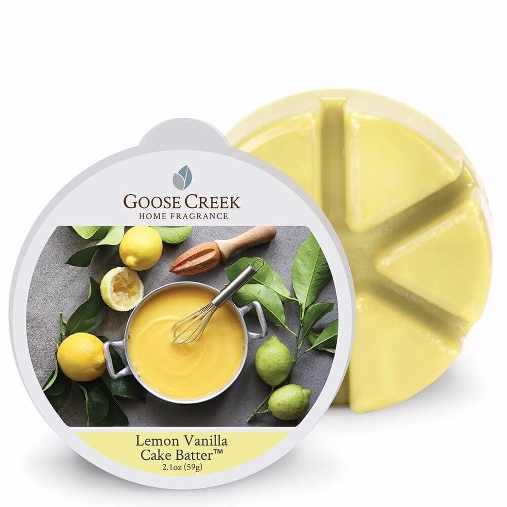 EW569-Lemon-Vanilla-Cake-Batter-wax-Melt Goose Creek Lemon Vanilla Cake Butter 59g
