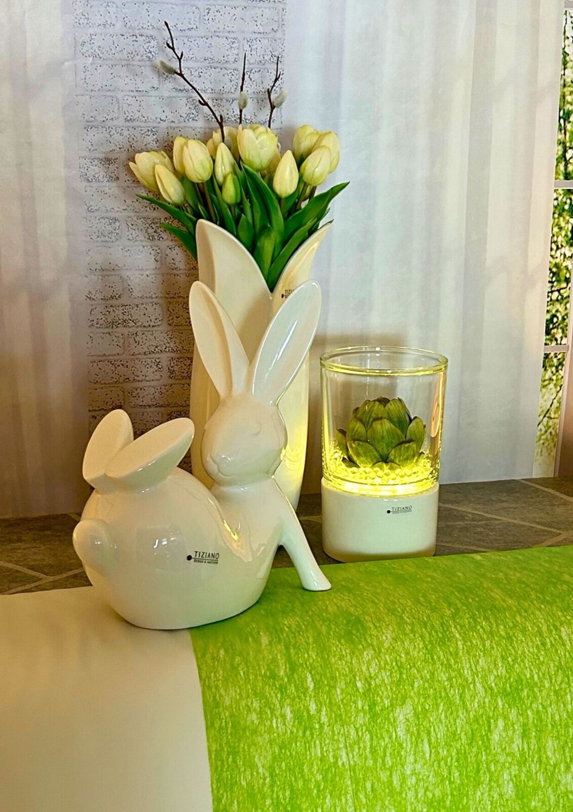 Deko Hase Fabrio XL liegend 30cm Deko Hase Fabrio XL liegend 30cm