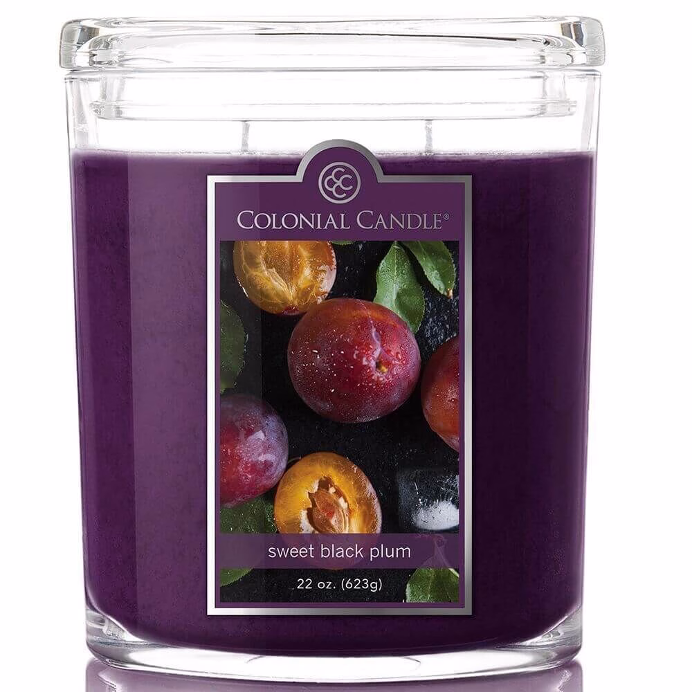 CC022-5204 Colonial Candle - Black Plum 623g