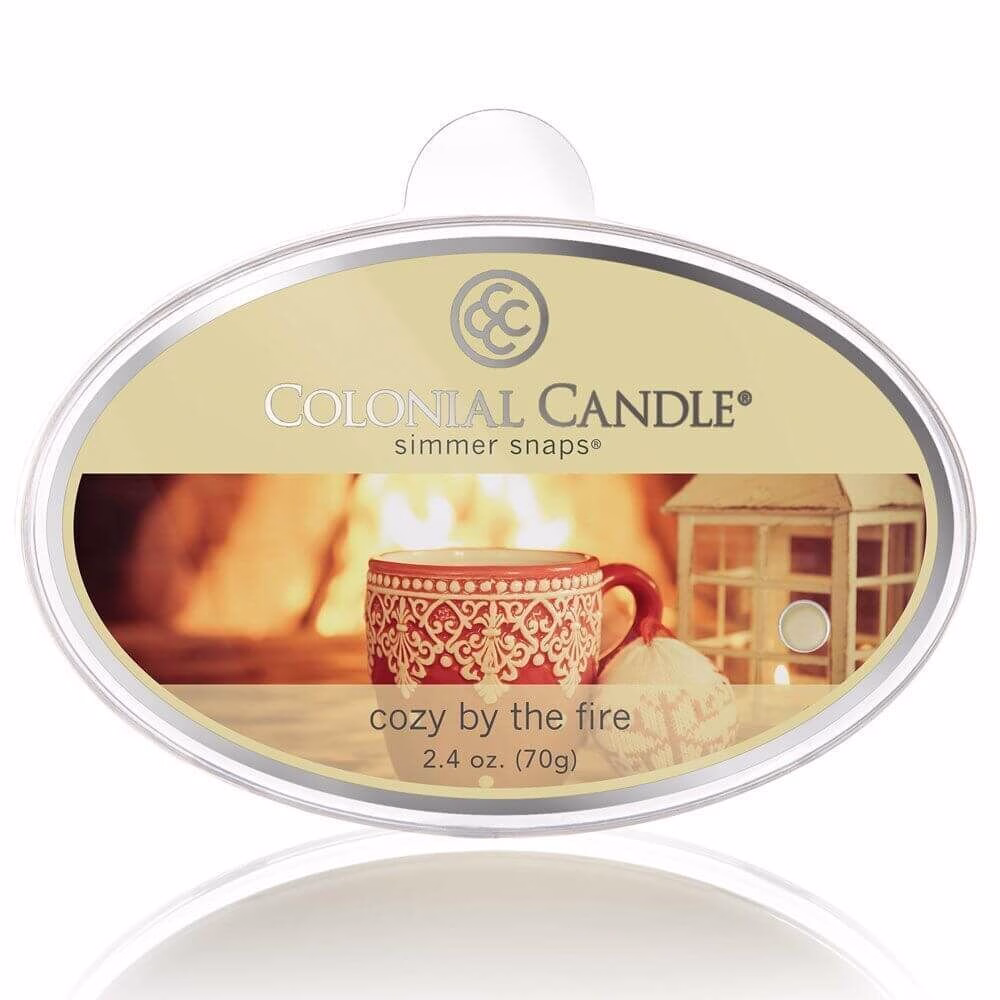 CCSNAPS-5201 Colonial Candle - Cozy By The Fire Simmer Snap 70g