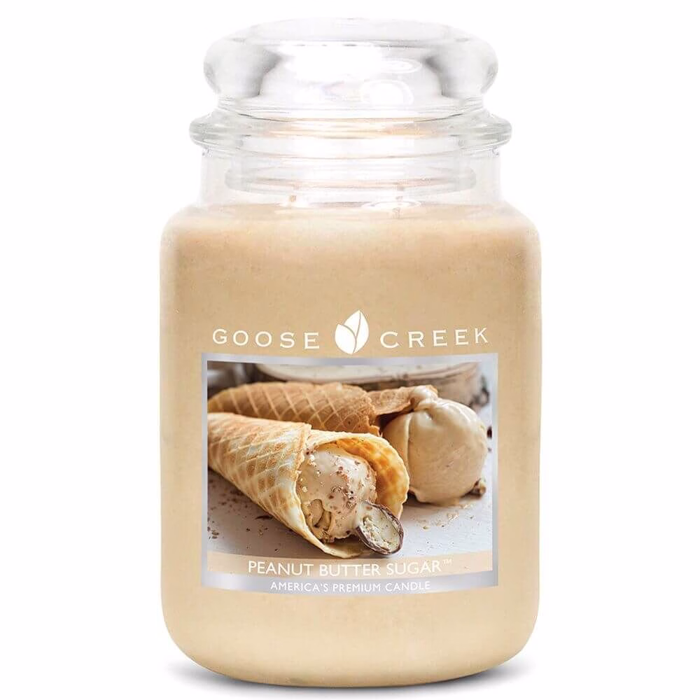 ES26401-Peanut-Butter-Sugar-24oz-Jar Goose Creek Candle Peanut Butter Sugar 680g
