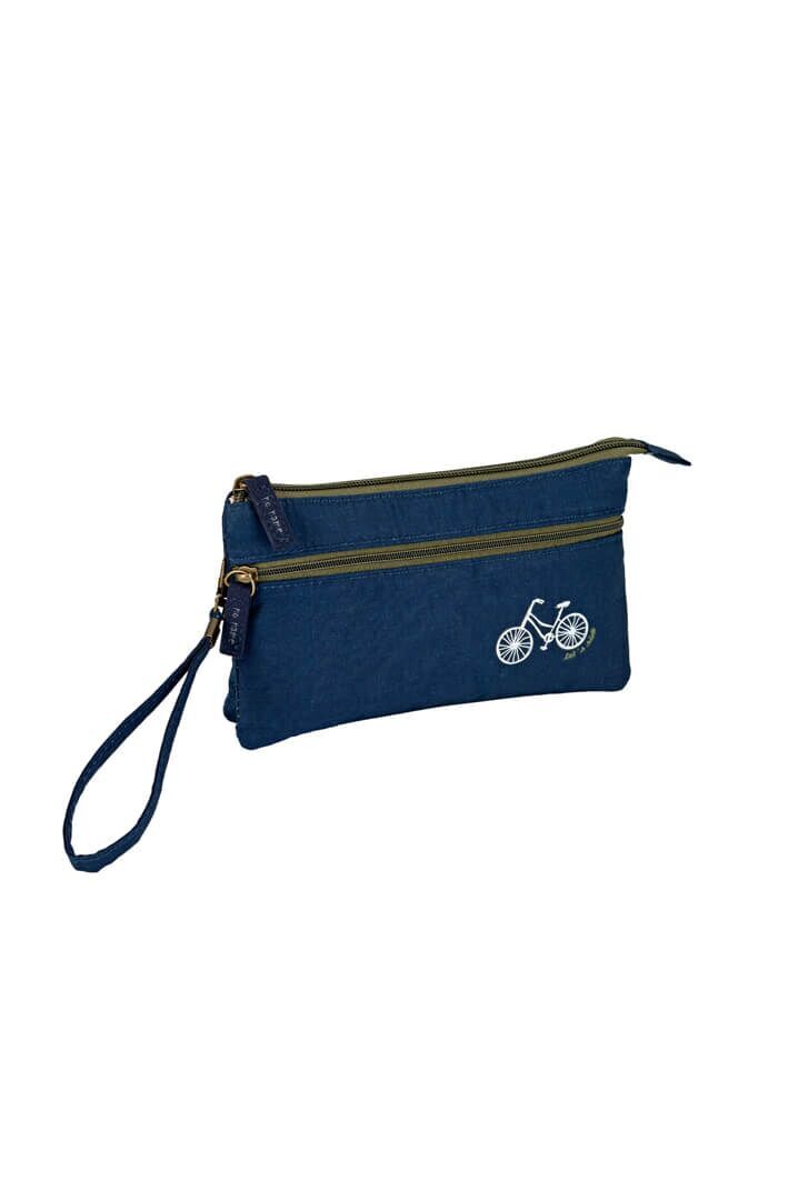 Patchwork Täschchen Let's Ride navy 218 Zubehor, Tasche, Handtasche