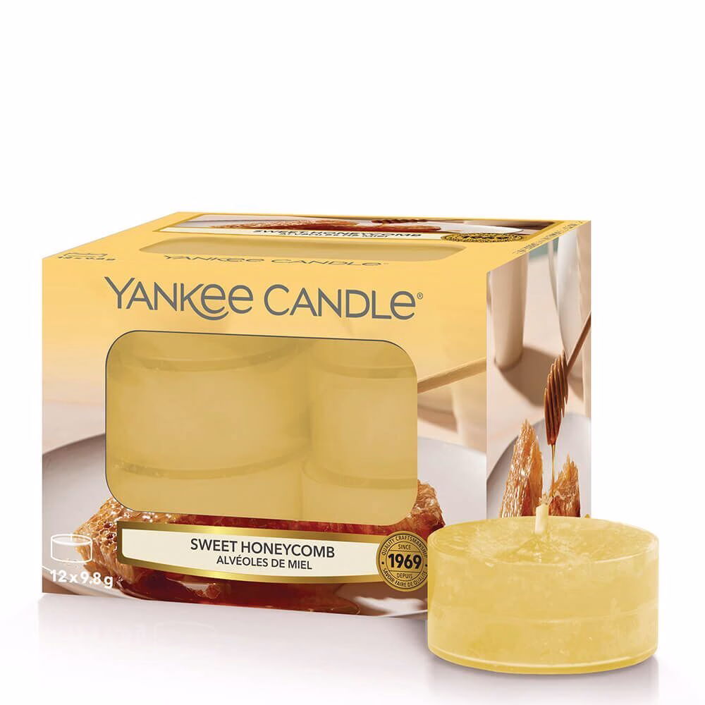 Sweet Honeycomb 12 St Teelichte von Yankee Candle