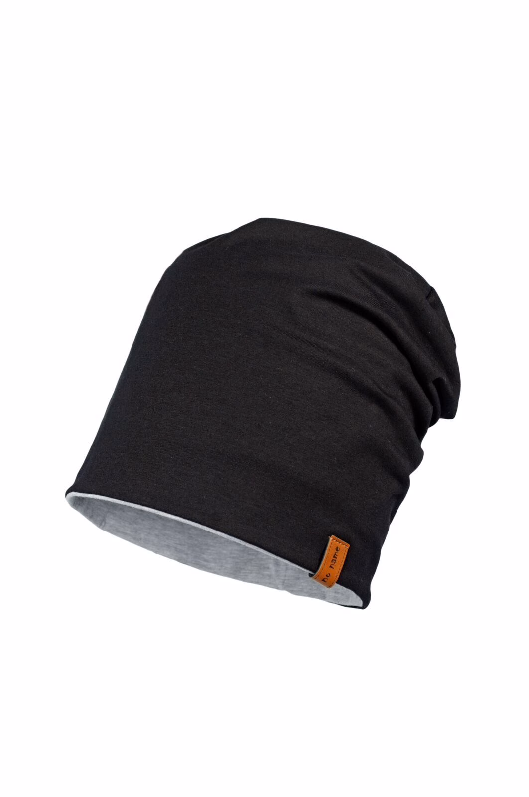 Jersey Wende Beanie schwarz