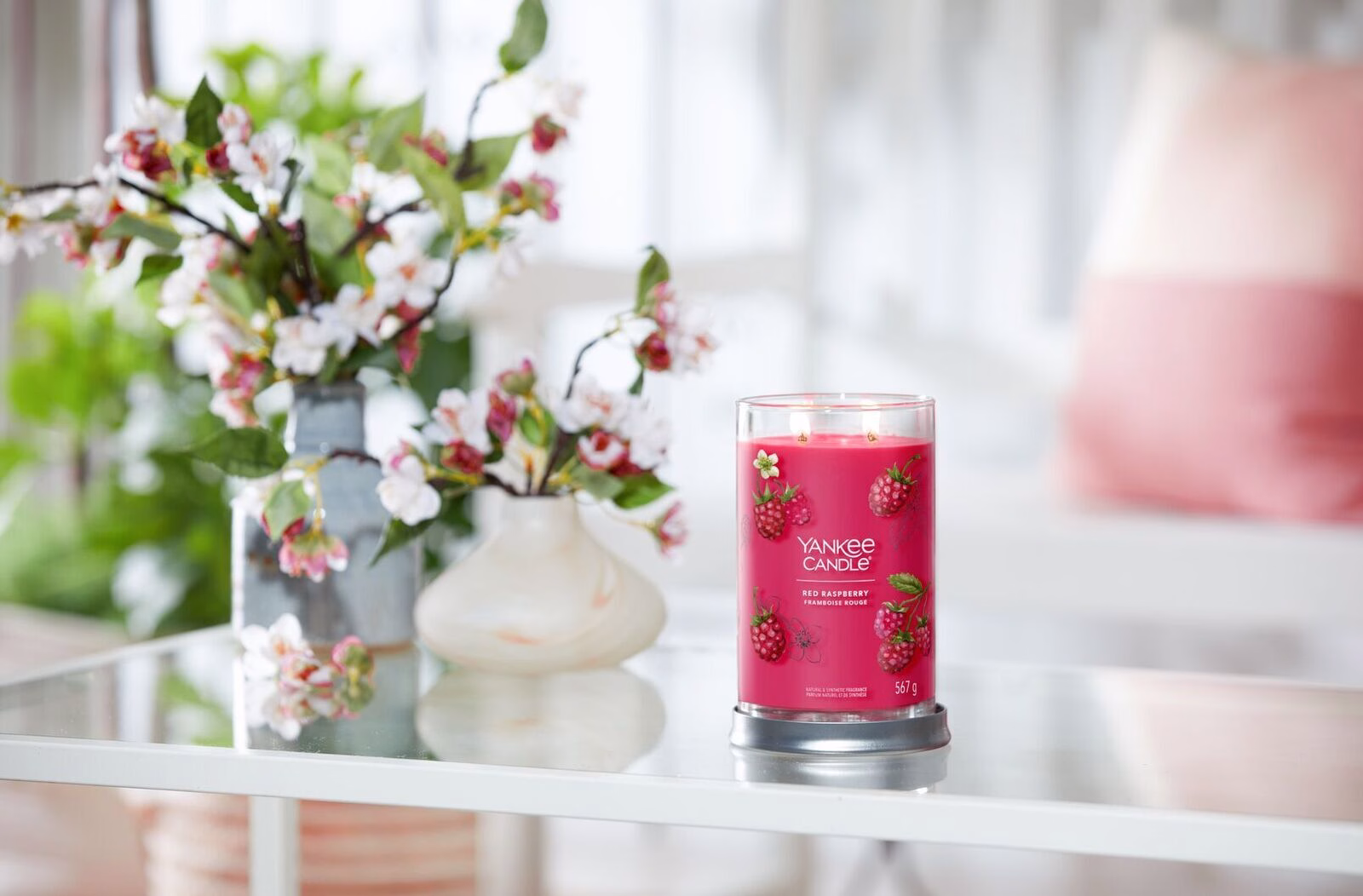 Red Raspberry Signature Large Tumbler 567g 2-Docht